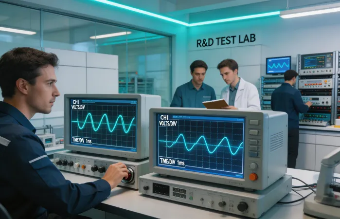 Anritsu R&D team at work
